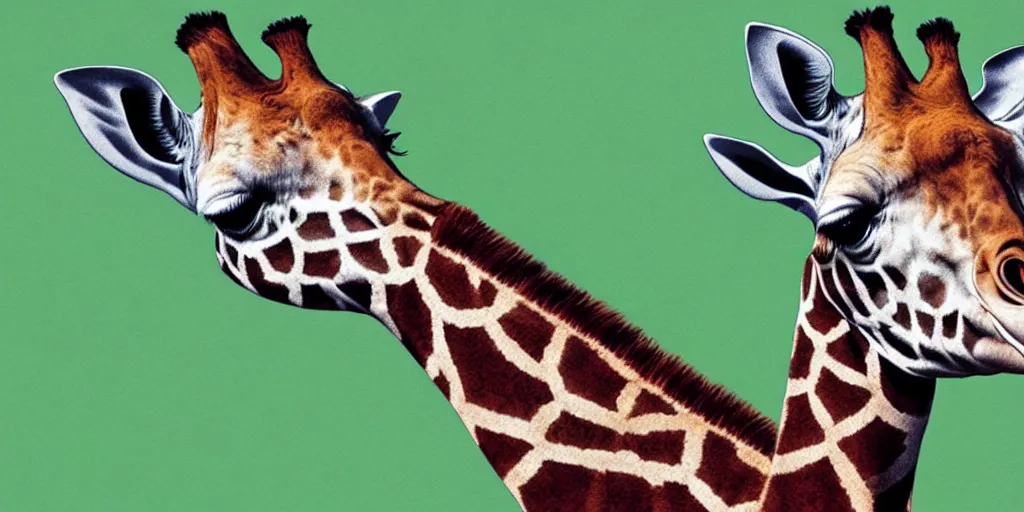 Image similar to a giraffe with a short neck, photorealistic