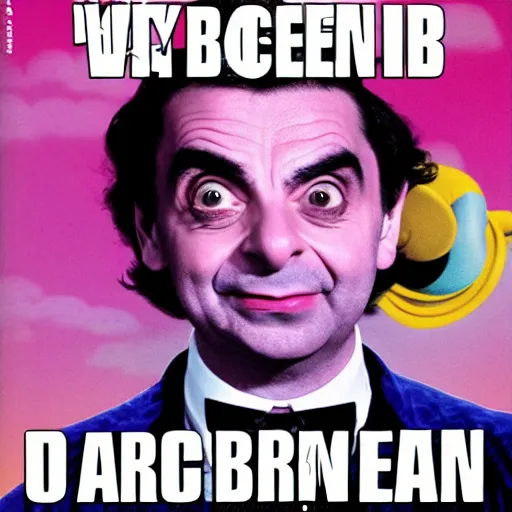 Image similar to mr bean as willy wonka