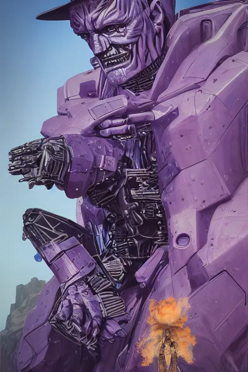 Image similar to portrait of cowboy johnny cash as purple green optimus prime from transformers drinking tonic fluid from guitar zord ufo hoverboard, intricate, highly detailed, smooth, artstation, digital illustration by Ruan Jia and Mandy Jurgens and Artgerm and Wayne Barlowe and Greg Rutkowski and Zdislav Beksinski