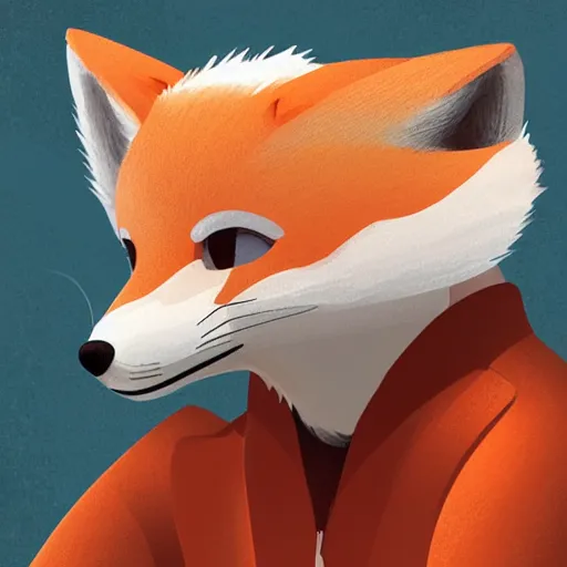 Image similar to child book digital illustration of a cute Anthropomorphic fox in a white lab coat, stunning, fluffy, high detai, photorealistic, 8k, ultimate quality, Concept Art