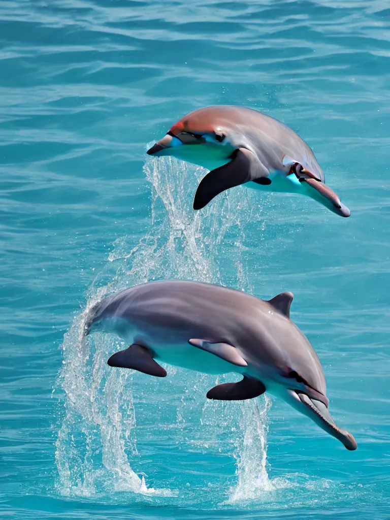 Prompt: a cheerful dolphin relaxing in an outdoor jacuzzi, award-winning-photograph, beautiful daylight, crystal-clear-focus, sharp-lens, amazing photography