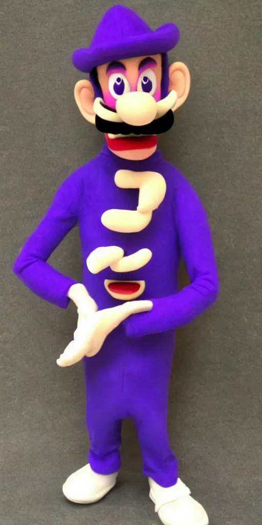 Image similar to waluigi as a real person