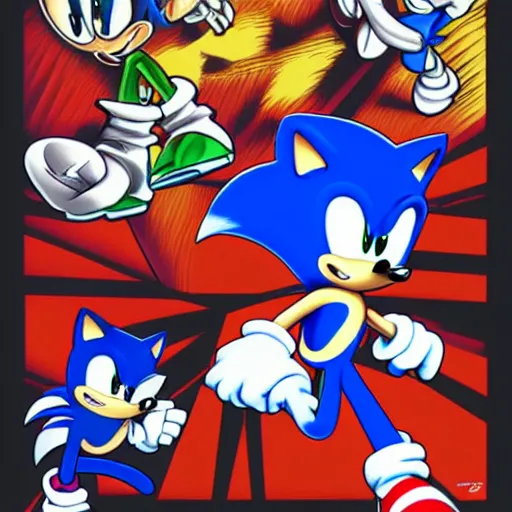 Sonic the Hedgehog (Sonic Adventure Art Style) by Sonic-Gal007 on