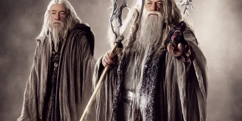 Image similar to kurt cobain as gandalf the wizard, highly detailed, marvel cinematic universe, mcu, photo