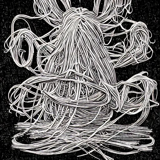 Image similar to spaghetti monster