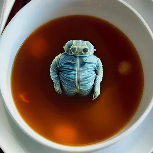 Image similar to A tardigrade in my soup