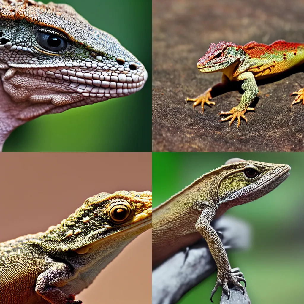 Prompt: cute eublifar lizard photo realistic, cinematic, 4 k