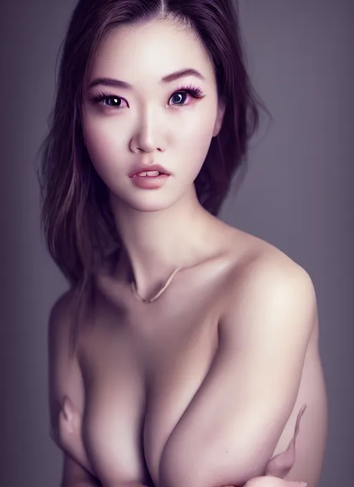 Image similar to a gorgeous female photo, professionally retouched, stacked focus, soft lighting, realistic, smooth face, full body shot, torso, dress, perfect eyes, wide angle, sharp focus on eyes, 8 k, high definition, insanely detailed, intricate, elegant, artgerm and jason chan and mark litvokin