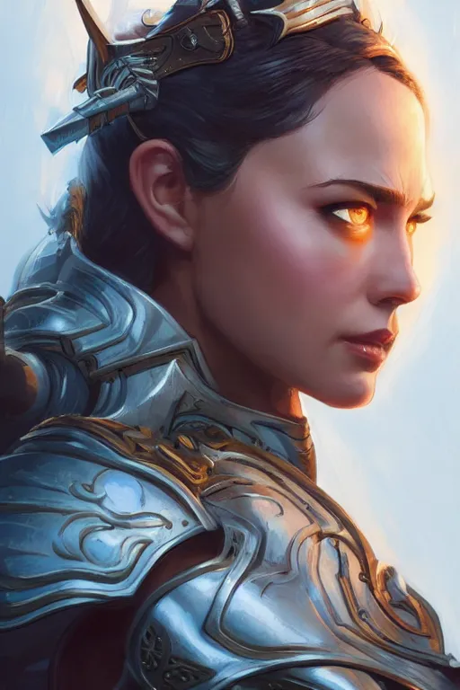 Image similar to amazon valkyrie athena, d & d, fantasy, portrait, highly detailed, headshot, digital painting, trending on artstation, concept art, sharp focus, illustration, art by artgerm and greg rutkowski and magali villeneuve