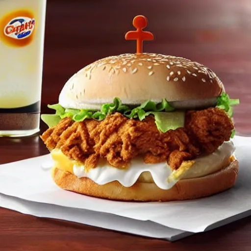 Image similar to Photo from article: Better than popeyes and chick-fil-a inside the new white castle spicy chicken sandwich which changed fast food