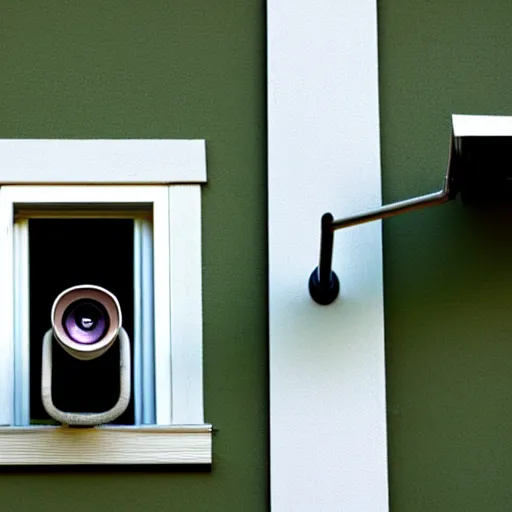 Image similar to neighbor is spying on you