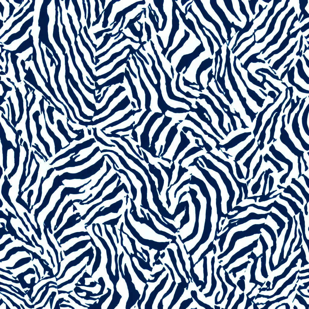 Prompt: blue zebra pattern texture, 4k