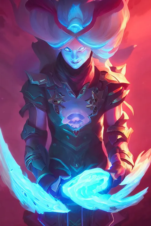 Prompt: shen league of legends wild rift hero champions arcane fantasy digital painting bioluminance alena aenami artworks in 4 k design by lois van baarle by sung choi by john kirby artgerm and greg rutkowski and magali villeneuve tank support marksman mage fighter assassin,
