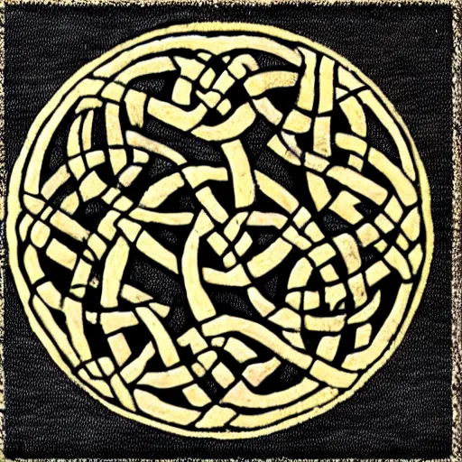 Image similar to World Destroyer, celtic art style