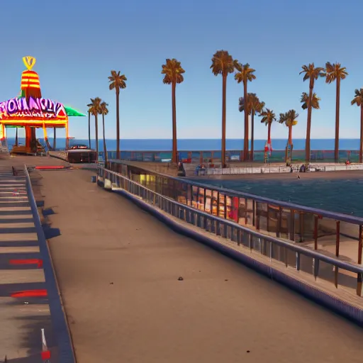 O Pier do GTA 5 na vida REAL! 😱 #Santamonica #Santamonicapier #gta5 #