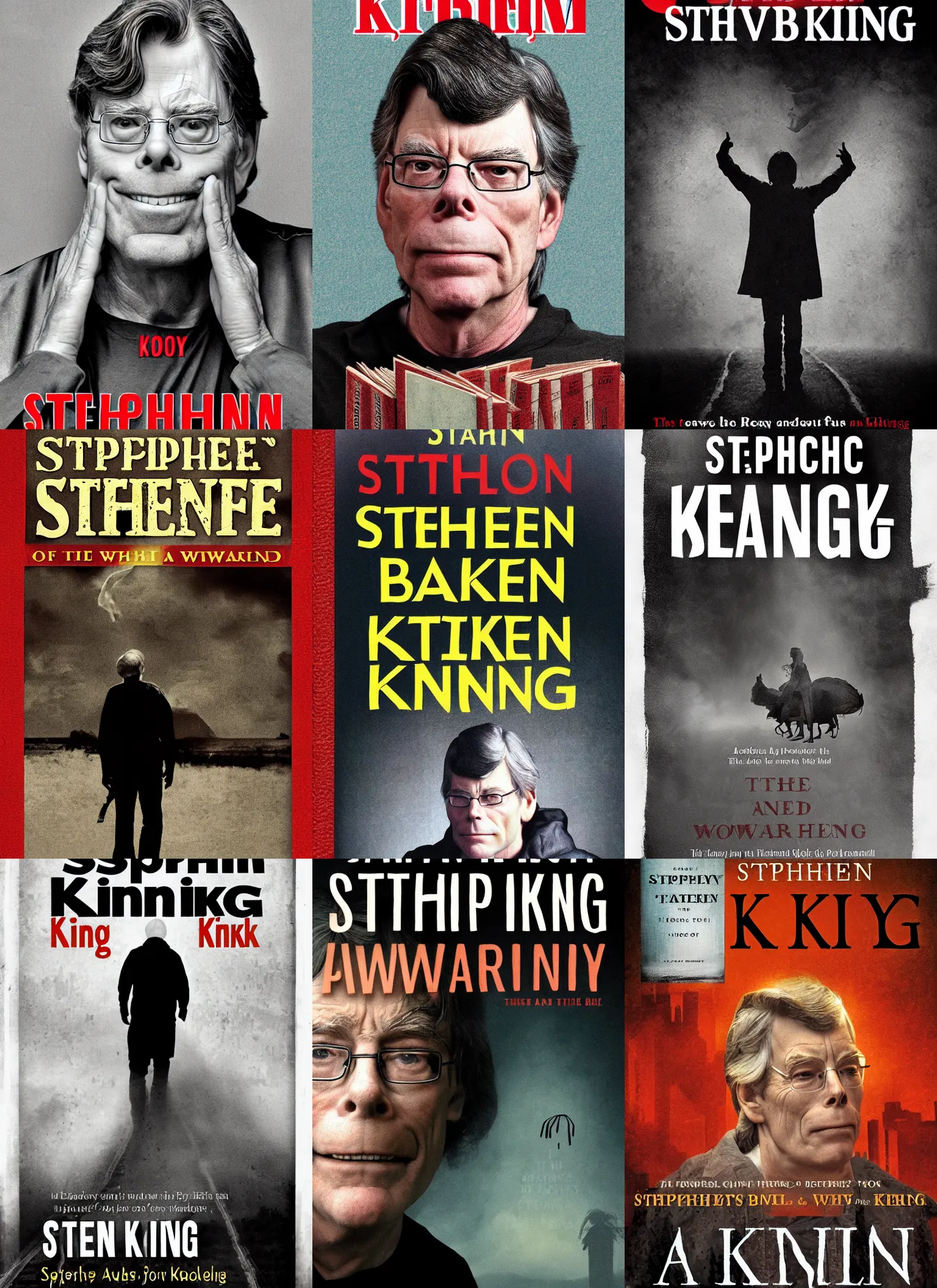 Prompt: stephen king book cover, award - winning,
