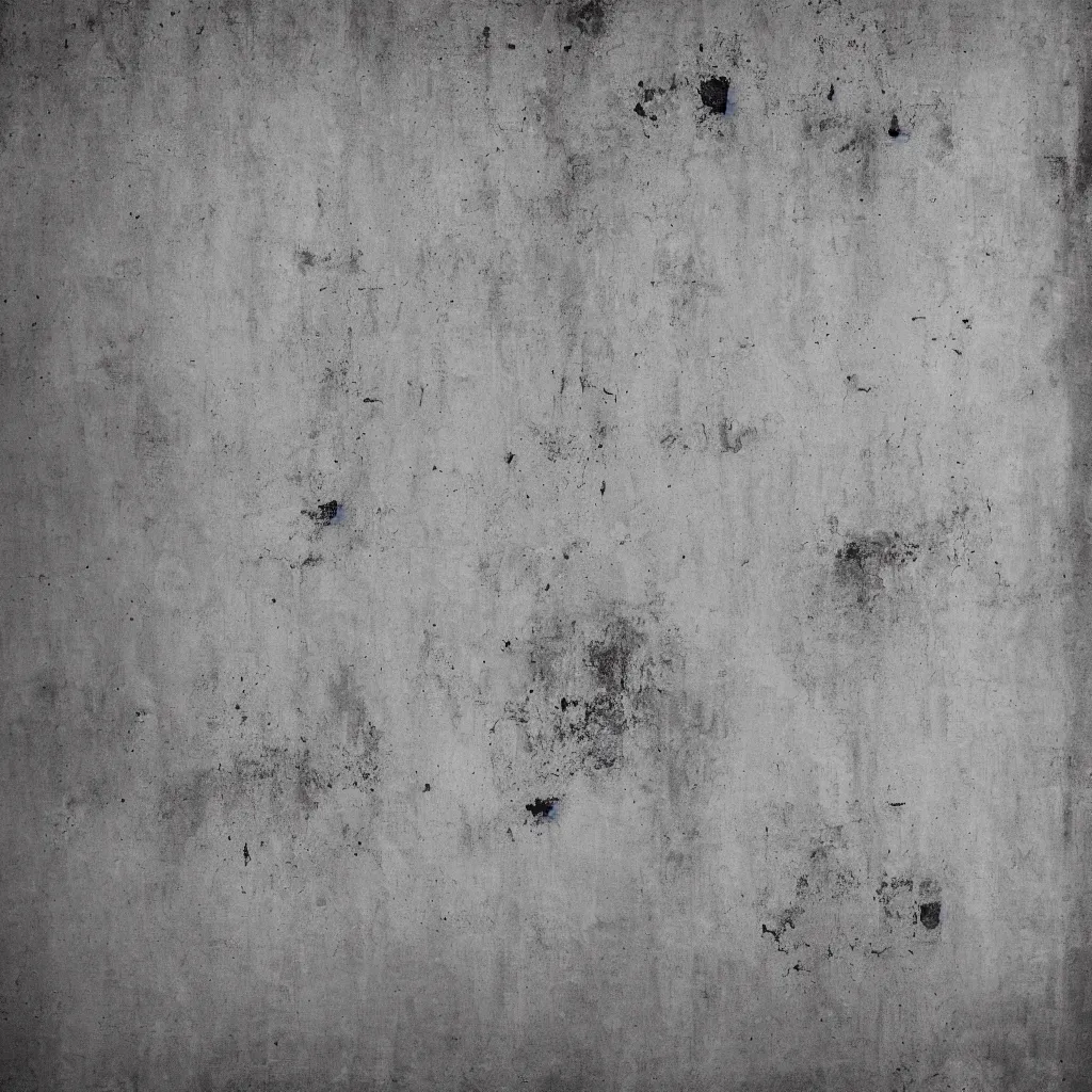 Prompt: a photo of square canvas mounted on a grey wall, grunge, messy, ruined