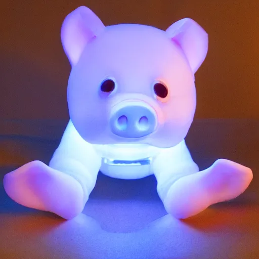 Image similar to real baby pig with led skin