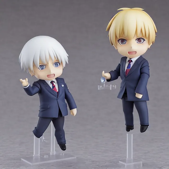 Image similar to Boris Johnson, An anime nendoroid of Boris Johnson, figurine, detailed product photo