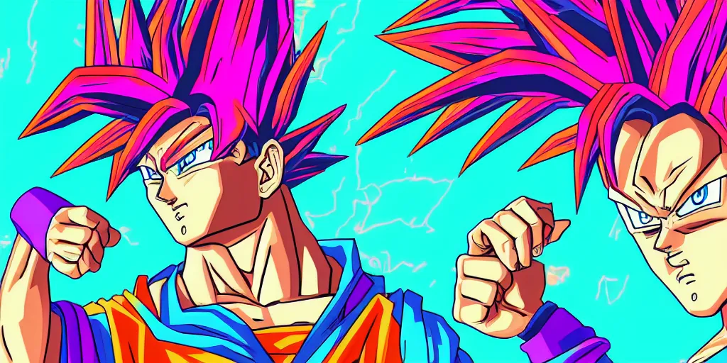 Goku SSJ Blue Original Vvoat - Illustrations ART street