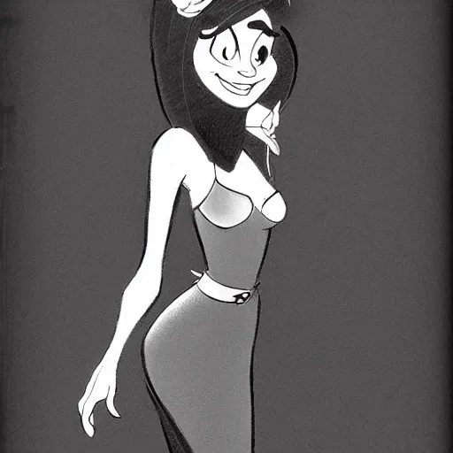 Image similar to milt kahl pencil sketch of victoria justice disney style