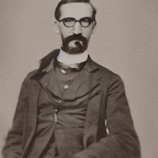 Prompt: victorian era photograph of gordon freeman