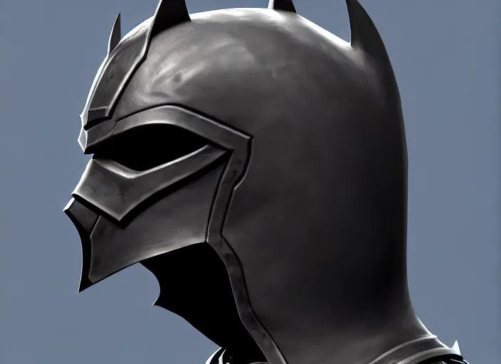 Image similar to dark knight cavalryman head, stylized stl, 3 d render, activision blizzard style, hearthstone style, darksiders art style, greg rutkowski style