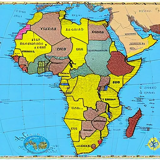 Image similar to map of Africa