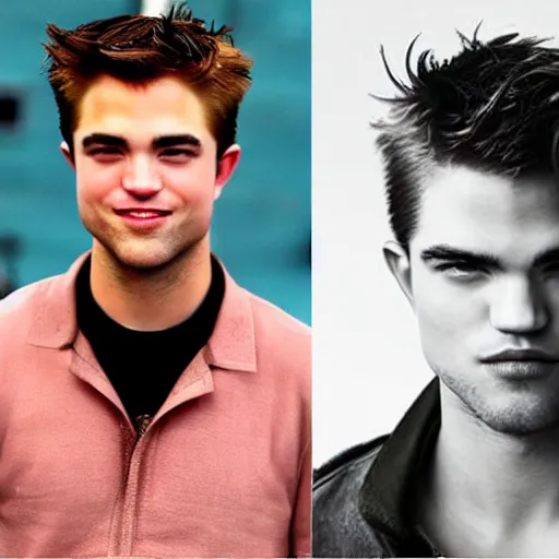 Image similar to robert pattinson mixed with taylor lautner