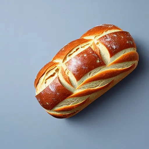 Image similar to bread made of lego, modern art