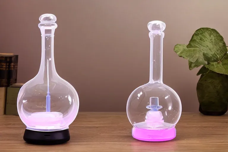Prompt: translucent vibrating rubber bong