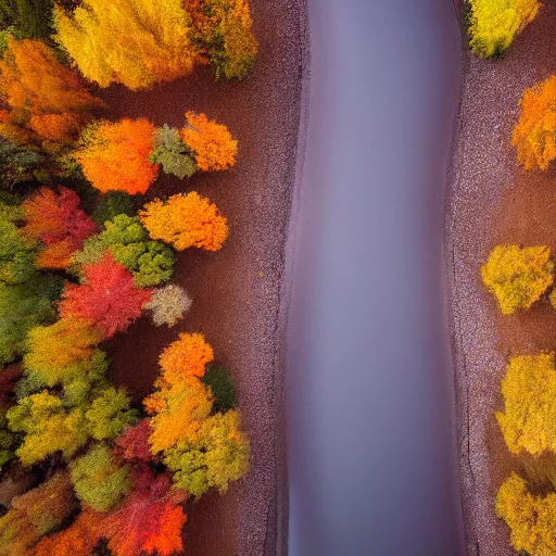 Prompt: fall aesthetic!!, trending on unsplash, [ 4 k photorealism ]!!, professional photography, [ overhead view ]!, shot by jimmy nelson