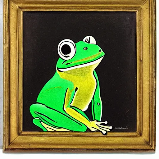 Image similar to jean - frog grenouille, an autoportrait