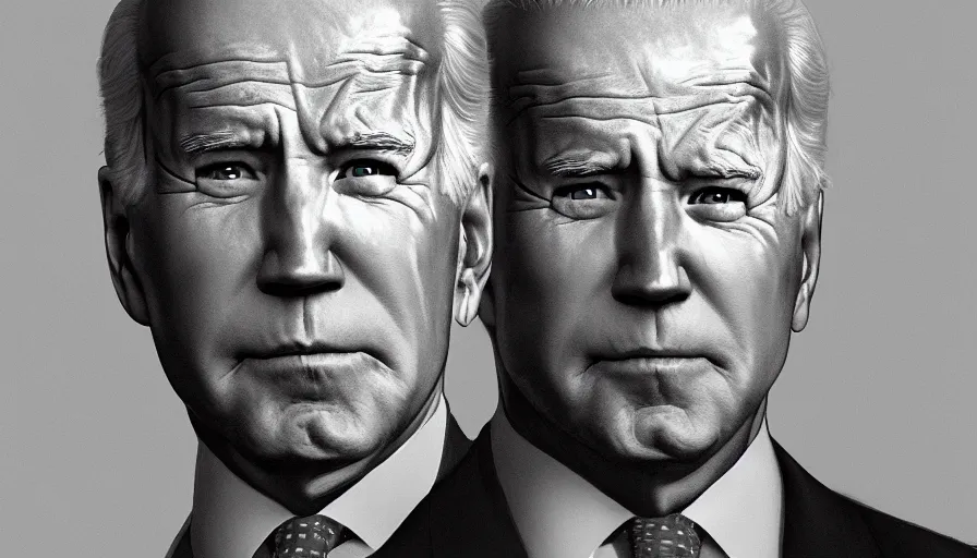 Image similar to Portrait of Joe Biden, hyperdetailed, artstation, cgsociety, 8k