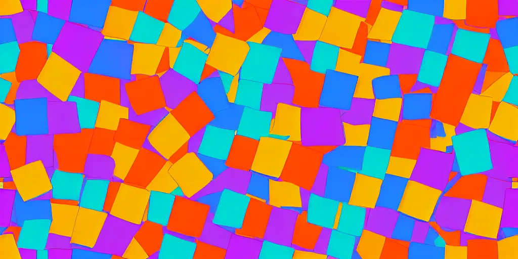 Image similar to 3 5 mm photo of escher style seamless pattern of very large colorful cubes