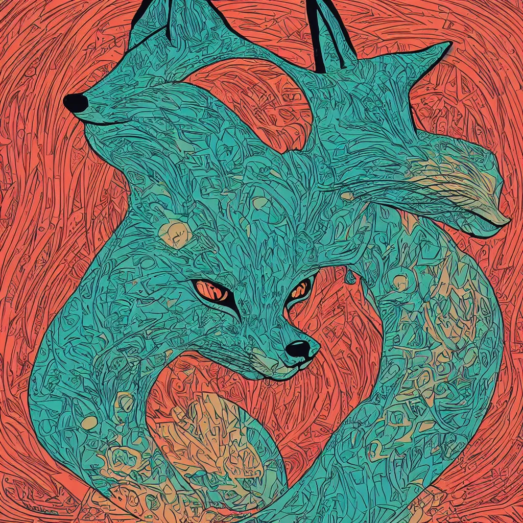 Image similar to fox face by kilian eng