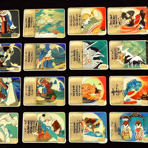 Image similar to edo style magic cards full set