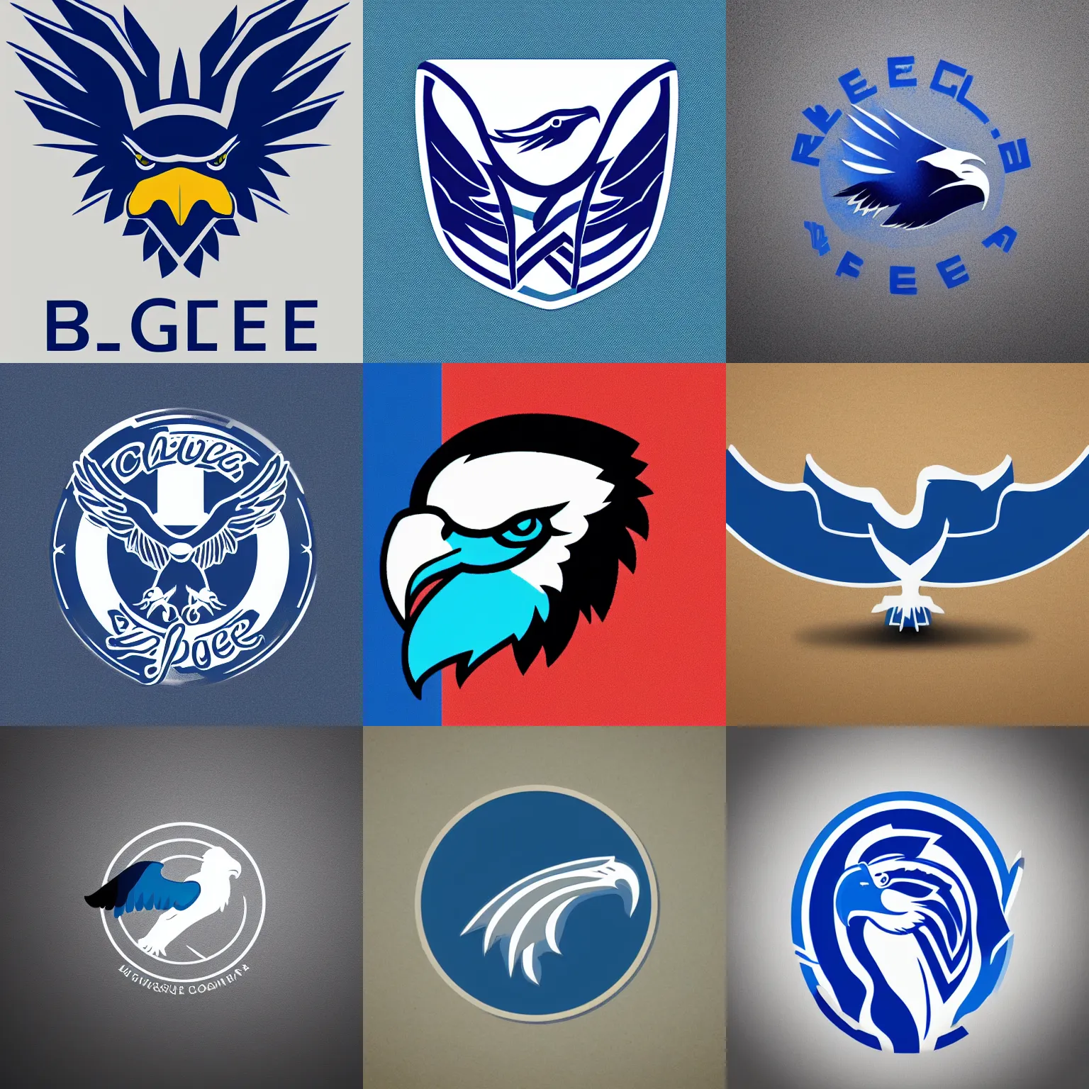 Blue Eagle by MT Projectss on Dribbble