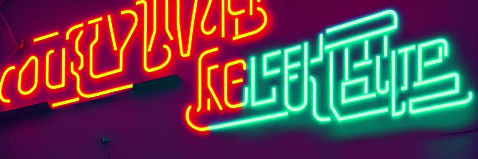 Image similar to beautiful photography of a neon light tube signage that reads cyber beauty, cyber neon lighting, futurism, depth of field, high detail, hyper photo realistic, digital photography, artstation, pinterest, octane render 4 k, ray tracing,