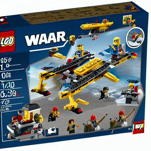 Image similar to lego war set,