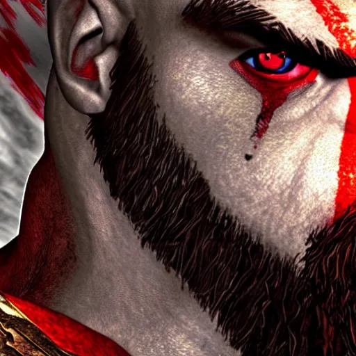 Prompt: kratos the god of war