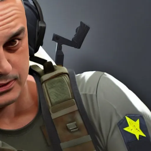 Image similar to Viktor Orban as a Counter-Terrorist in CSGO