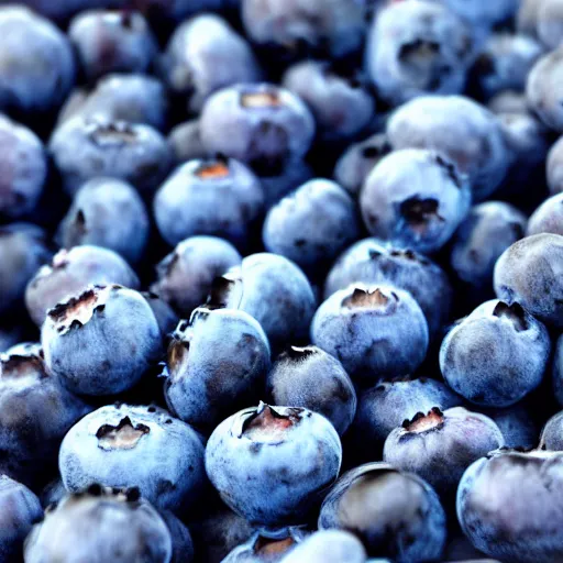 Image similar to fistful of blueberries, impressionist, colorful, sharp focus