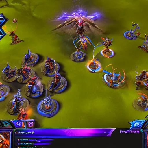 Image similar to heroes of the storm, game review, screenshot, high quality