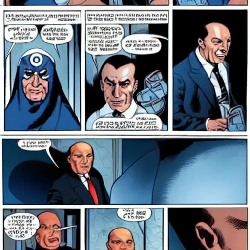 Image similar to Silvio Berlusconi as Uatu the observer