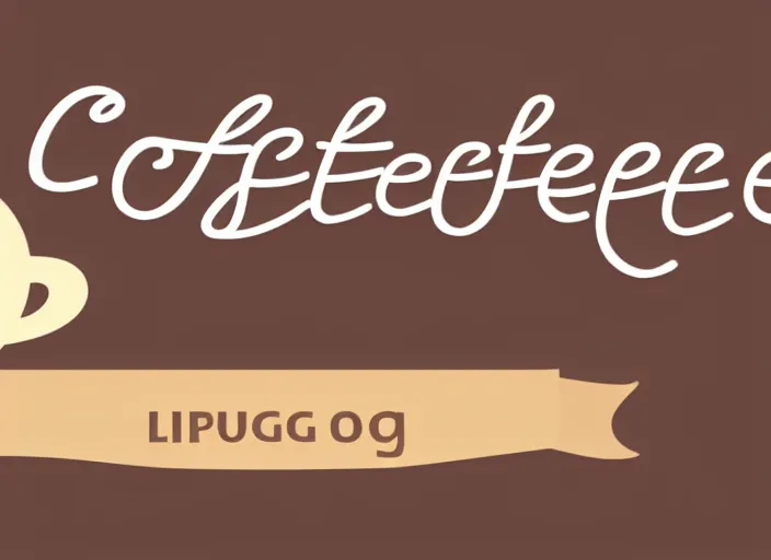 Image similar to coffee shop logo, disgusting dog