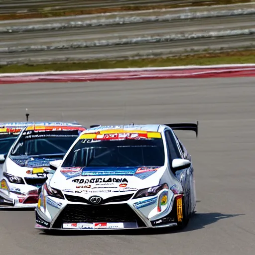 Image similar to Toyota Corolla SE racing