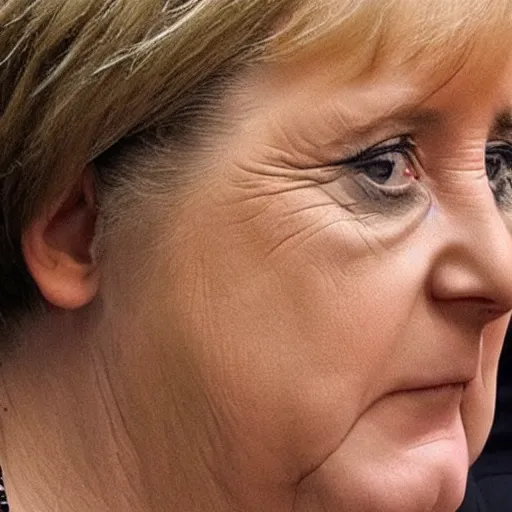 Image similar to balded Angela Merkel