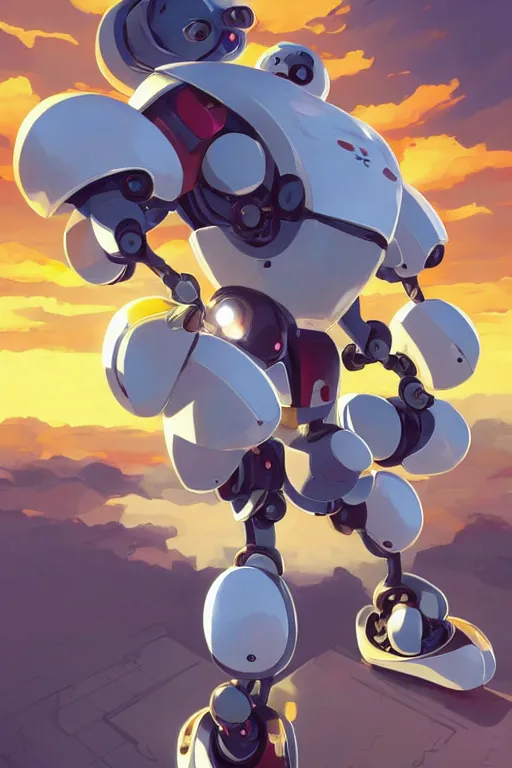 Image similar to metabots medabots medarotto medarot robot minimalist comics, behance hd by jesper ejsing, by rhads, makoto shinkai and lois van baarle, ilya kuvshinov, rossdraws global illumination ray tracing hdr radiating a glowing aura