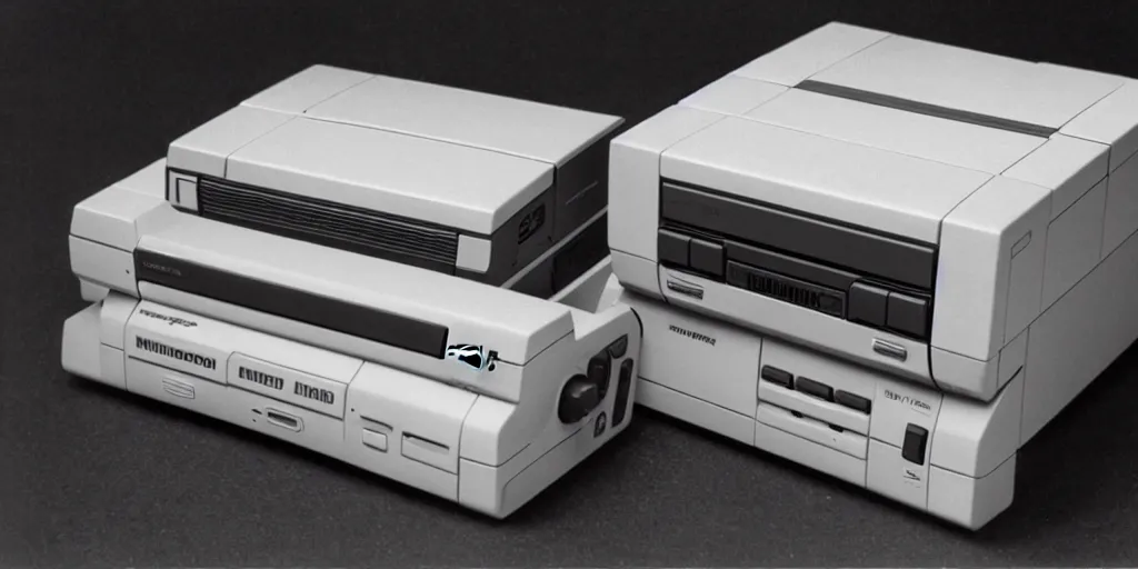 Image similar to The Nintendo Genesis console, 1988